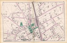 West Newton - Plate G - Ward 3 West, Newton 1874